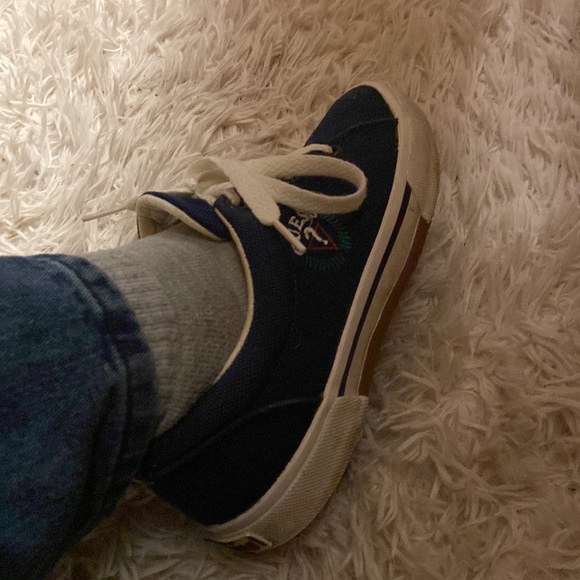 Vintage Guess Sneakers - Navy Blue + White - Picture 8 of 10
